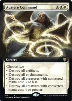 MTG Austere Command (Extended Art) (618) | NM | Commander Legends {CMR} - Image 1