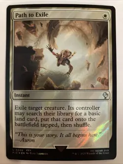 Path to Exile (Surge Foil) 0248 (NM) Final Fantasy FIC Magic MTG - Image 1