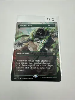 Nature's Will (Anime Borderless) Wilds of Eldraine: Enchanting Tales Regular - Image 1