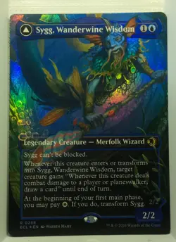 Sygg, Wanderwine Wisdom (Borderless) R Lorwyn Eclipsed 288 NM - Image 1