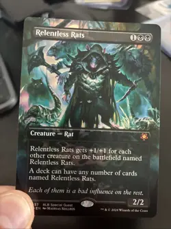 Relentless Rats - FOIL - Borderless NM SPG 57 Special Guest - Image 1