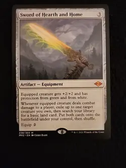 ​Sword of Hearth and Home 238/303 Mythic Modern Horizons 2 MH2 MTG NM - Image 2