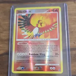 Pokemon Ho-Oh Secret Wonders 10/132 Reverse Holo Rare 90HP Rainbow Wing - Image 1