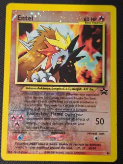 Pokemon TCG Entei Wizards Black Star Promos 34 Holo Promo Promo - Image 1