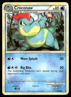 2011 Call of Legends Set Pokemon Card 041 Croconaw LP - Image 1