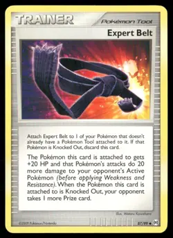 2009 Platinum - Arceus Set Pokemon Card 087 Expert Belt LP - Image 1