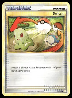 2010 HeartGold SoulSilver Set Pokemon Card 102 Switch LP - Image 1