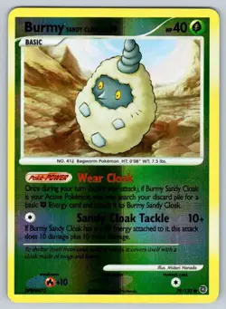 2007 Diamond & Pearl - Secret Wonders Burmy Sandy Cloak Common Reverse Holo #79 - Image 1