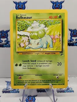 Bulbasaur 67/130 - Pokemon Base Set 2 LP - Image 1