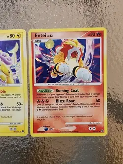 Pokemon TCG Suicune 19/132 Raikou 16/132 & Entei 4/132 Cracked Ice & Holo Bleed - Image 4