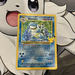 Pokemon TCG Blastoise 3/102 Holo 25th Anniversary Celebrations - Image 1