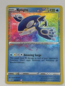 Pokemon TCG Kyogre Shining Fates 021/072 Holo Amazing Rare Near Mint - Image 1