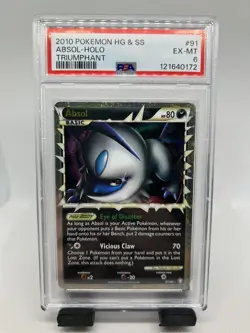 2010 POKEMON TRIUMPHANT ABSOL PRIME #91 ULTRA RARE PSA 6 - Image 1