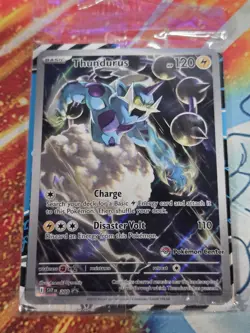 Thundurus Sealed Pokemon Center Stamped Black Bolt Black Star Promo SV209 - Image 1