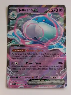 Jellicent ex 045/086 Sv: White Flare Double Rare Pokemon TCG NM - Image 1