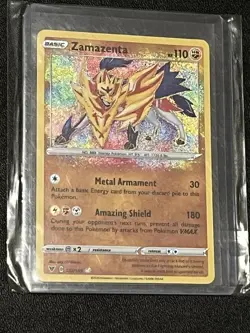 Zamazenta Amazing Rare 102/185 Pokemon Vivid Voltage - Image 2