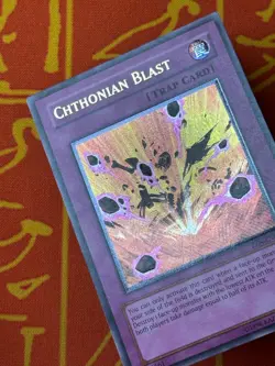 YUGIOH CHTHONIAN BLAST ULTIMATE RARE NEAR MINT EEN-EN050 EURO PRINT - Image 3