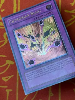 YUGIOH CHTHONIAN BLAST ULTIMATE RARE NEAR MINT EEN-EN050 EURO PRINT - Image 4