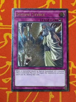 YUGIOH SOLEMN STRIKE ULTIMATE RARE EXCELLENT OP04-EN003 EURO PRINT - Image 1