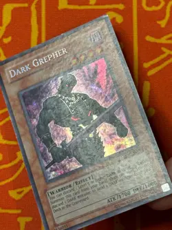 YUGIOH DARK GREPHER SECRET RARE HEAVY PLAY PTDN-EN000 - Image 5