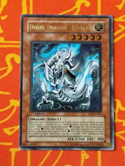 YUGIOH DIVINE DRAGON EXCELION ULTIMATE RARE EXCELLENT SOI-EN033 NA PRINT - Image 1