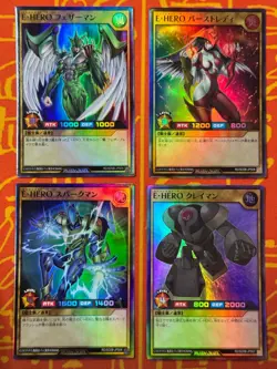 YUGIOH RUSH DUEL ELEMENTAL HERO SET AVIAN/BURSTINATRIX SUPER RARE SD0B JAPANESE - Image 1