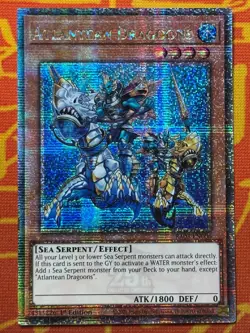 YUGIOH ATLANTEAN DRAGOONS QUARTER CENTURY SECRET RARE NM RA03-EN006 - Image 1