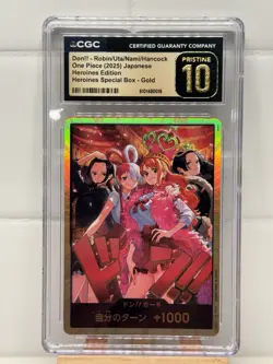 ONE PIECE JAPANESE HEROINES SPECIAL SET GOLD DON!! PRISTINE CGC 10 - Like PSA - Image 1