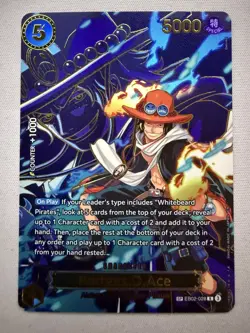 One Piece TCG - Carrying On His Will (OP13) - Portgas.D.Ace - EB02-028 (SP) - Image 1