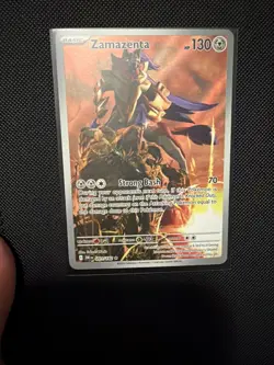 Pokemon TCG Zamazenta Holo Card 201/182 Sv10: Destined Rivals Mint/Near Mint - Image 1