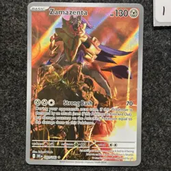 Zamazenta Illustration Rare SV10: Destined Rivals 201/182 NM Near Mint Pokemon - Image 1