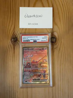 2023 POKEMON SVP EN-SV BLACK STAR PROMO 151 ULTRA-PREM COLL #053 MEW EX PSA 10 - Image 1