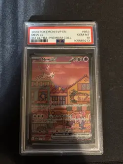 2023 POKEMON SVP EN-SV BLACK STAR PROMO 151 ULTRA-PREM COLL #053 MEW EX PSA 10 - Image 3