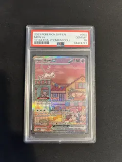 2023 POKEMON SVP EN-SV BLACK STAR PROMO 151 ULTRA-PREM COLL #053 MEW EX PSA 10 - Image 1