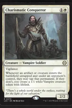 Charismatic Conqueror 70 - NM - The Lost Caverns of Ixalan Commander - MTG - Image 1