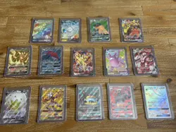 Pokemon TCG 14 Card Lot Full Art, GX, V, VMAX - Image 1