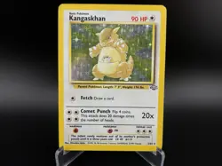 Kangaskhan 5/64 Jungle Holo Rare 1999 WOTC Pokemon TCG Card HP - Image 1