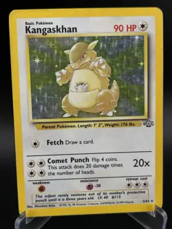 Kangaskhan 5/64 Jungle Holo Rare 1999 WOTC Pokemon TCG Card HP - Image 3