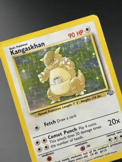 Kangaskhan 5/64 Jungle Holo Rare 1999 WOTC Pokemon TCG Card HP - Image 4