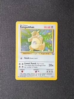 Pokemon TCG Kangaskhan 5/64 Jungle Unlimited Holo Foil Rare Vintage Card - Image 1
