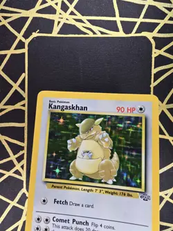 🔥 Kangaskhan 5/64 🔥 Original Holo Rare Jungle Set Pokemon Card WOTC TCG 1999 - Image 4
