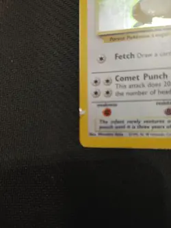 Pokemon TCG Kangaskhan Jungle Holo Card 5/64 Unlimited Rare - Image 2
