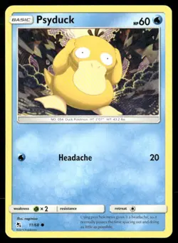 2019 Hidden Fates Set Pokemon Card 011 Psyduck NM - Image 1