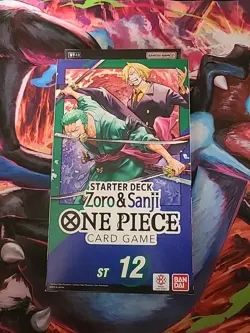 One Piece Card Game Zoro and Sanji Starter Deck ST-12 Sealed - Image 1