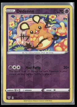 2020 Darkness Ablaze Set Pokemon Card 078 Dedenne Reverse Foil NM - Image 1