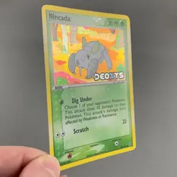 Nincada 67/107 EX Deoxys REVERSE HOLO Stamped Common Pokemon Card 2005 Engl. MP - Image 3