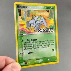 Nincada 67/107 EX Deoxys REVERSE HOLO Stamped Common Pokemon Card 2005 Engl. MP - Image 4