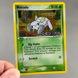 Nincada 67/107 EX Deoxys REVERSE HOLO Stamped Common Pokemon Card 2005 Engl. MP - Image 5