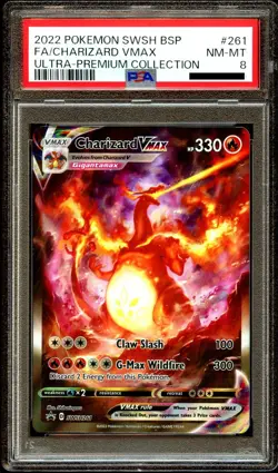PSA 8 NM-MINT Charizard VMAX SWSH261 FULL ART HOLO 261 SWSH PROMO Pokemon Card - Image 2