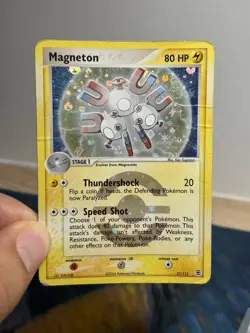 Magneton 27/112 Ex Firered & Leafgreen Reverse Holo Vintage Pokemon Card HP - Image 3